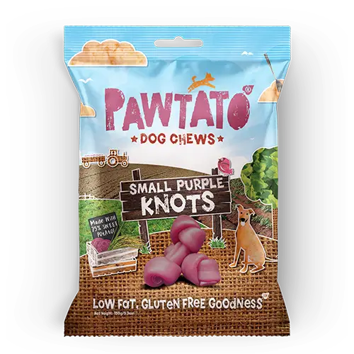 Pawtato Purple Sweet Potato Veggie Knots | Small