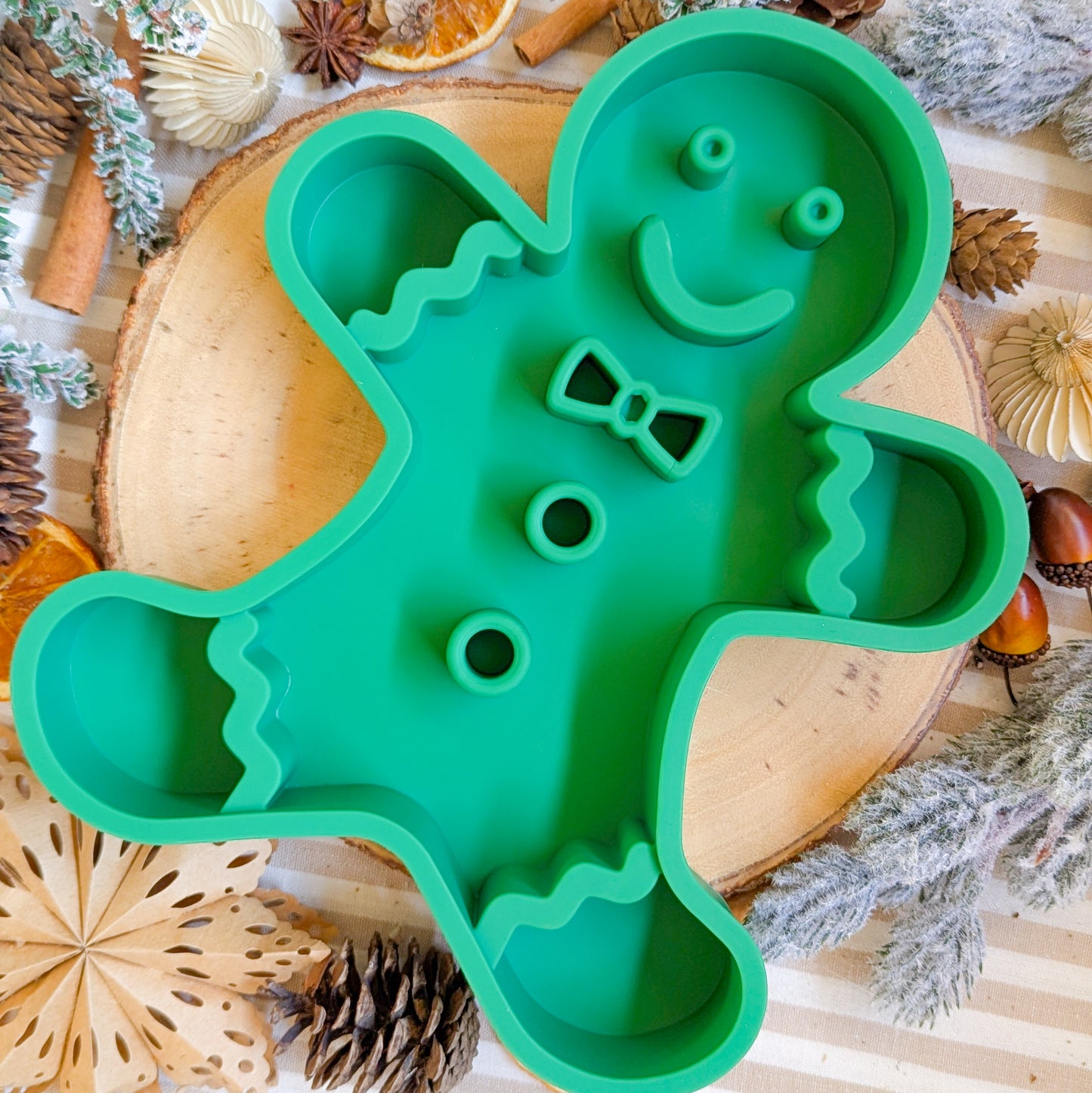 Gingy Gingerbread | Enrichment Slow Feeder &  Lick Mat