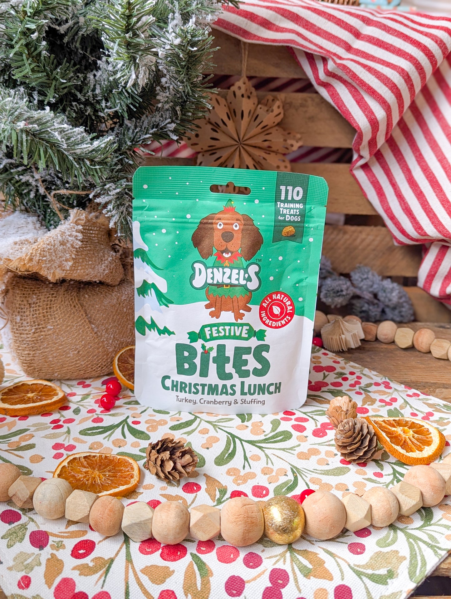 Denzel's Christmas Lunch Bites | Turkey, Cranberry & Stuffing