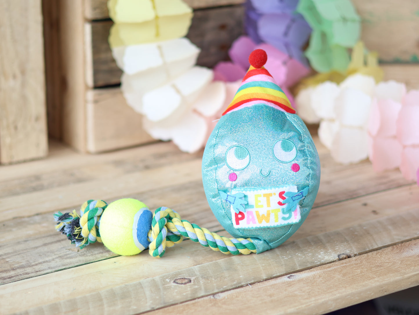Let's Pawty Birthday Sparkle Balloon