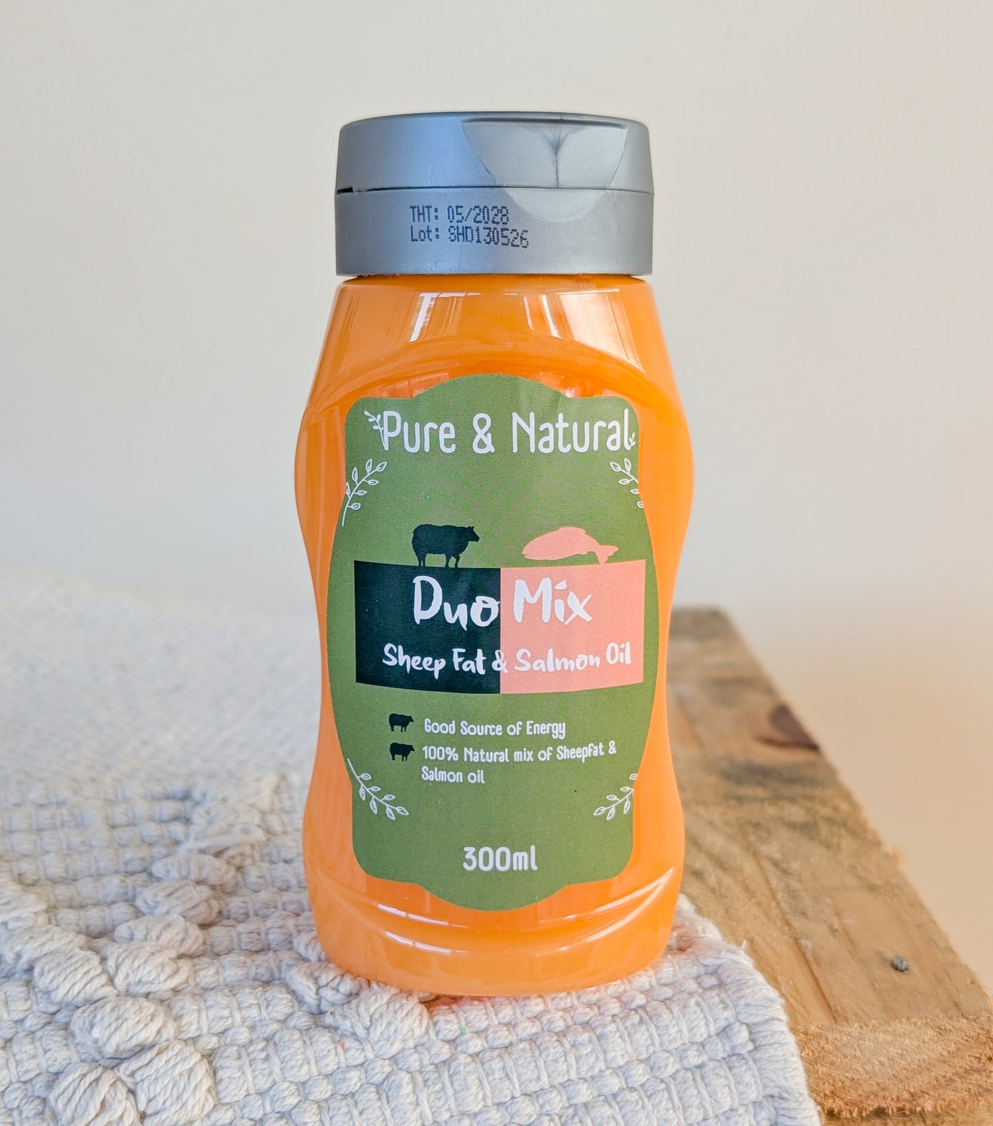 Pure & Natural Duo Sheep Fat & Salmon Oil | 300ml