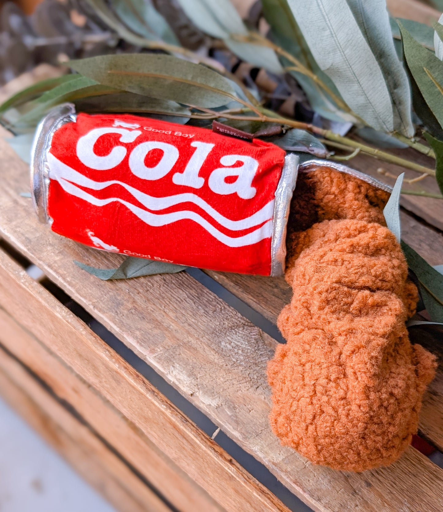 P.L.A.Y | Snack Attack Cola Can Enrichment Toy | 2 Sizes