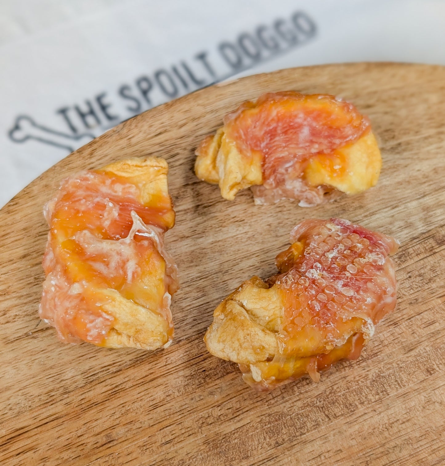 Apple Chunks Wrapped in Real Meat