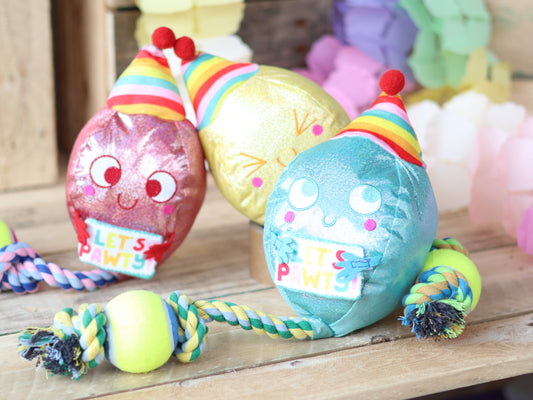 Let's Pawty Birthday Sparkle Balloon