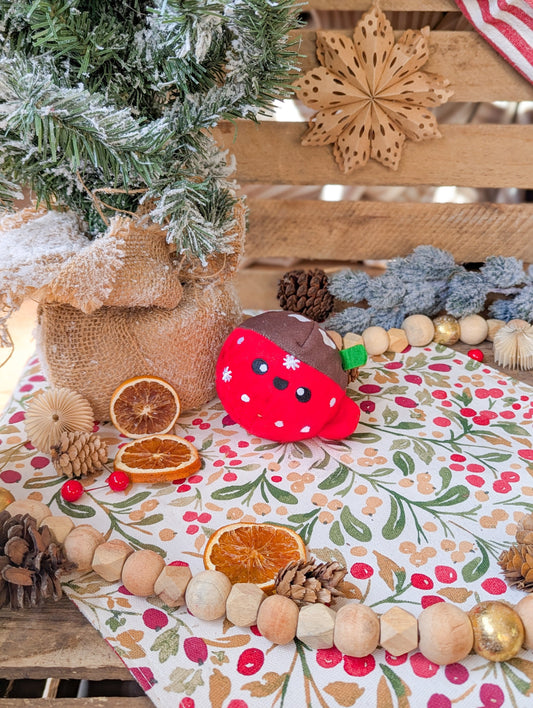 Hugsmart | Happy Woofmas Hot Cocoa Dog Ball Toy