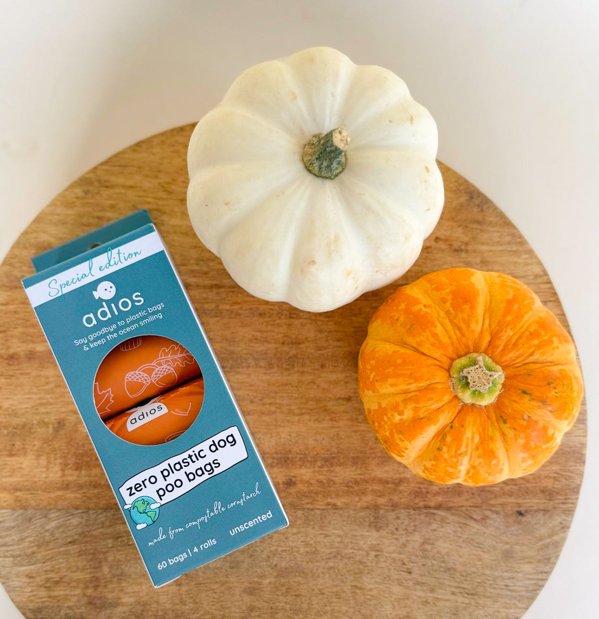 Adios Limited Edition Autumn Poo Bags
