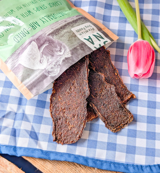 SANADOG | Air-Dried Carrot Strips With Salmon Oil