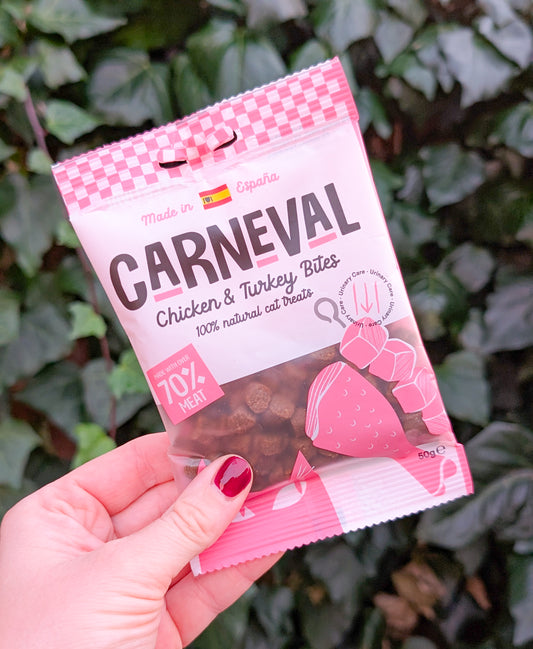 🐈‍⬛ Carneval Cat Chicken & Turkey Bites | Urinary Care 🐓
