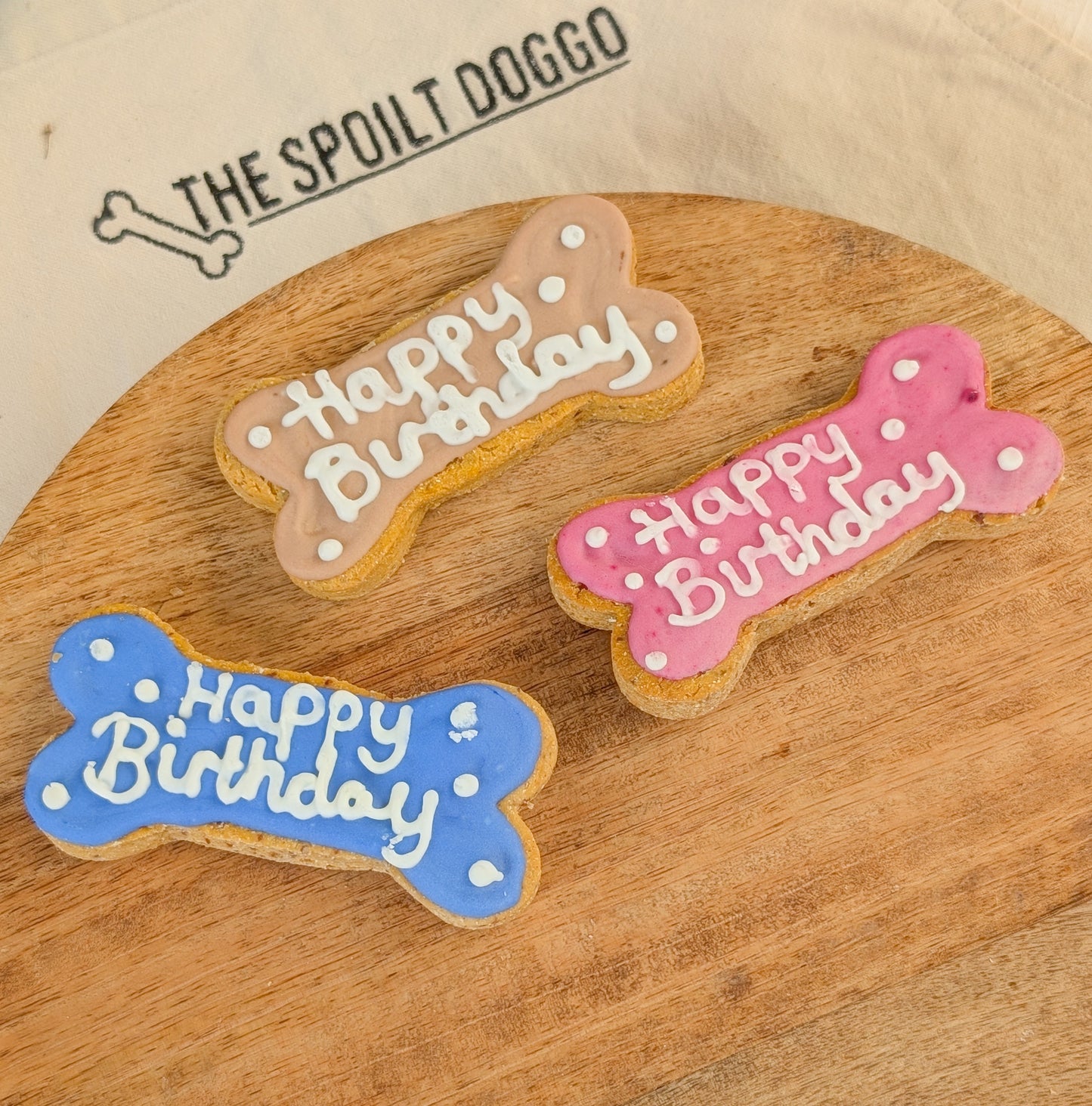 Happy Birthday Iced Biscuit