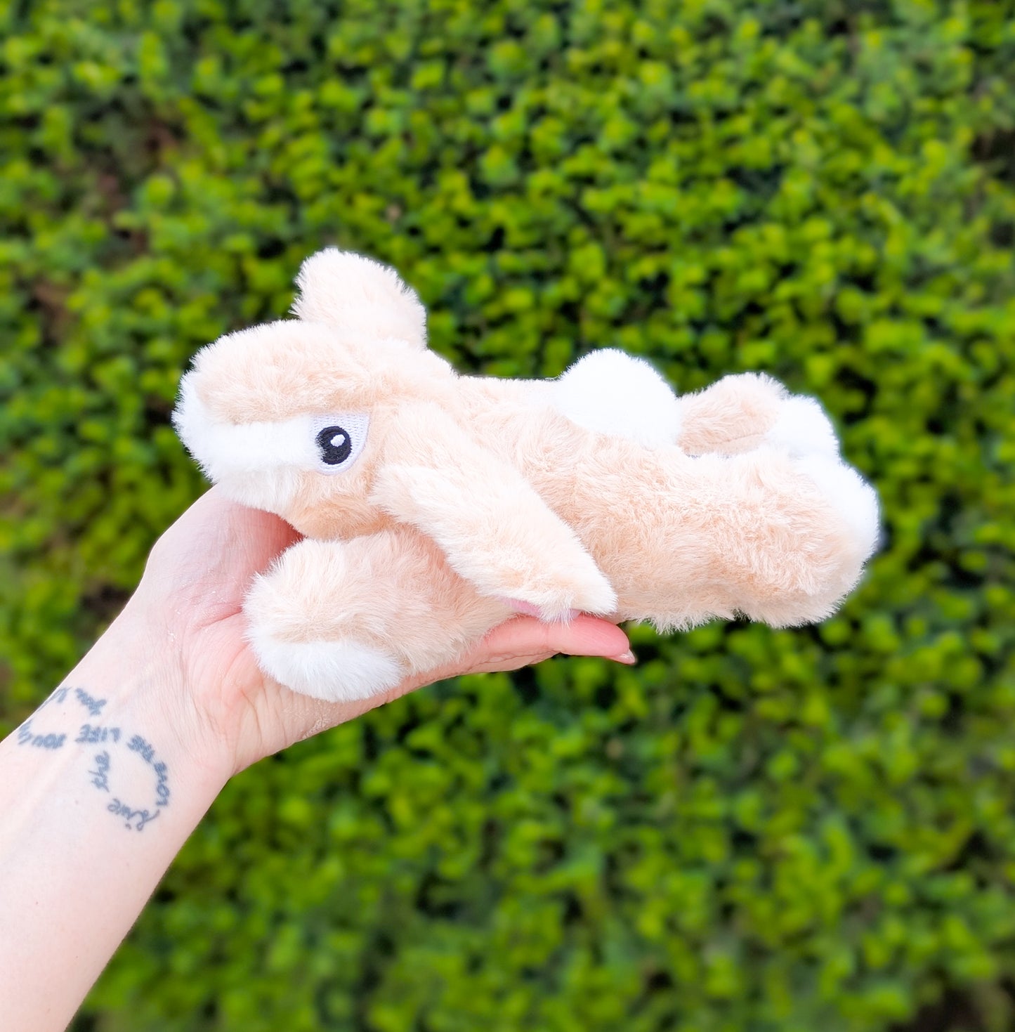 Little Doggo | Beige Fluffy Plush Rabbit