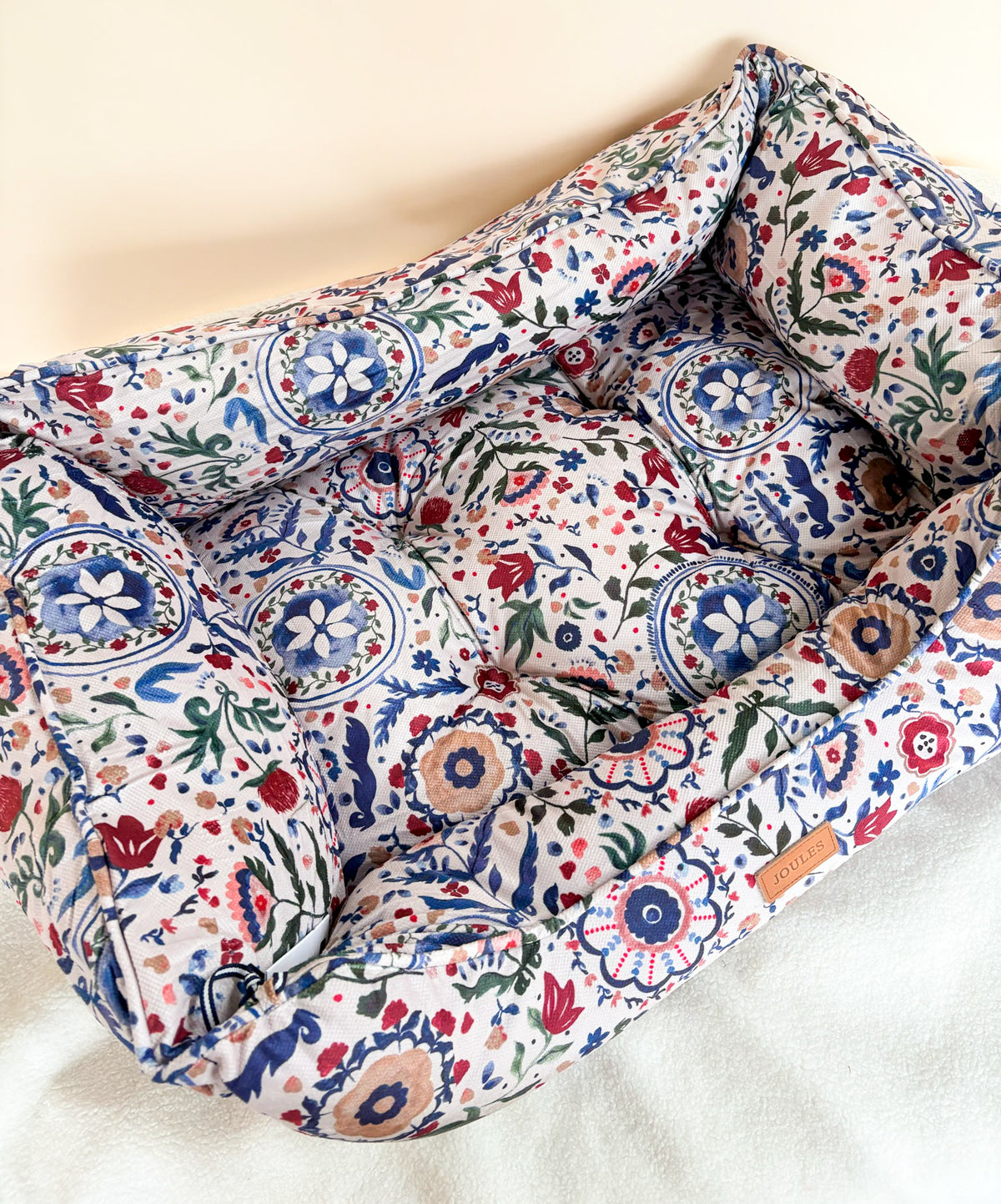 Joules Festival Floral Box Bed | Medium