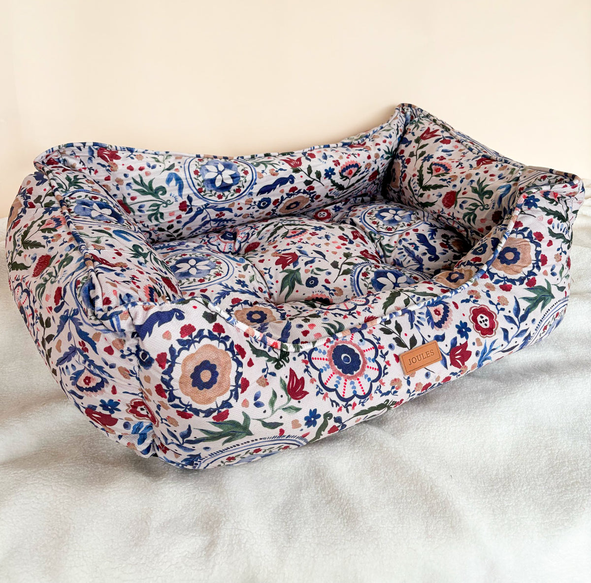 Joules Festival Floral Box Bed | Medium