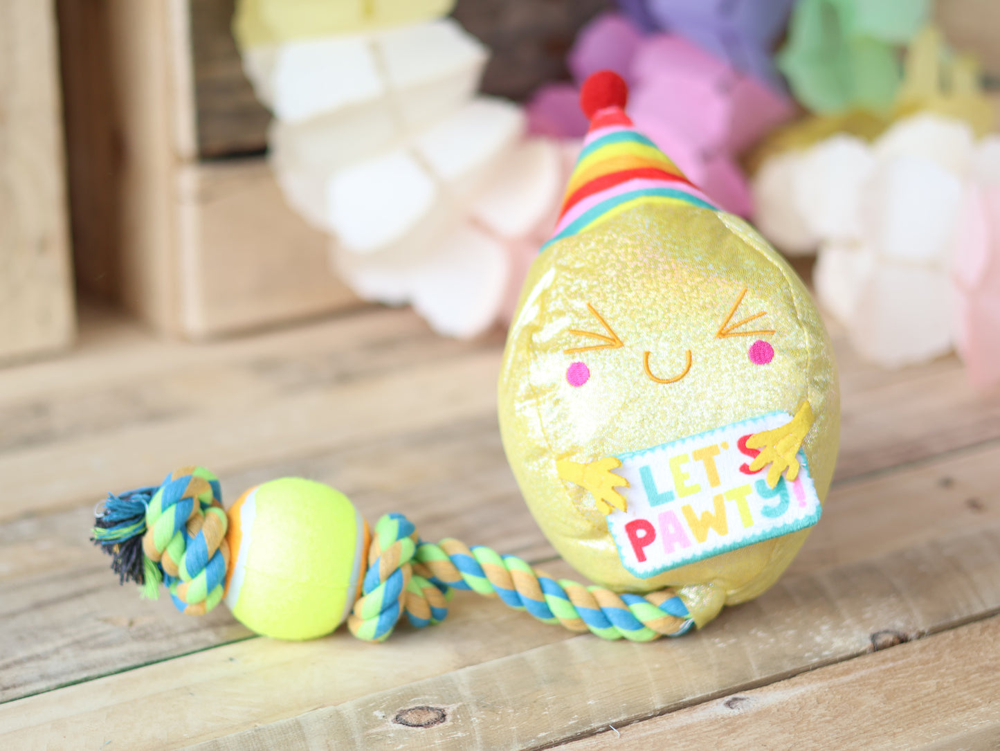 Let's Pawty Birthday Sparkle Balloon