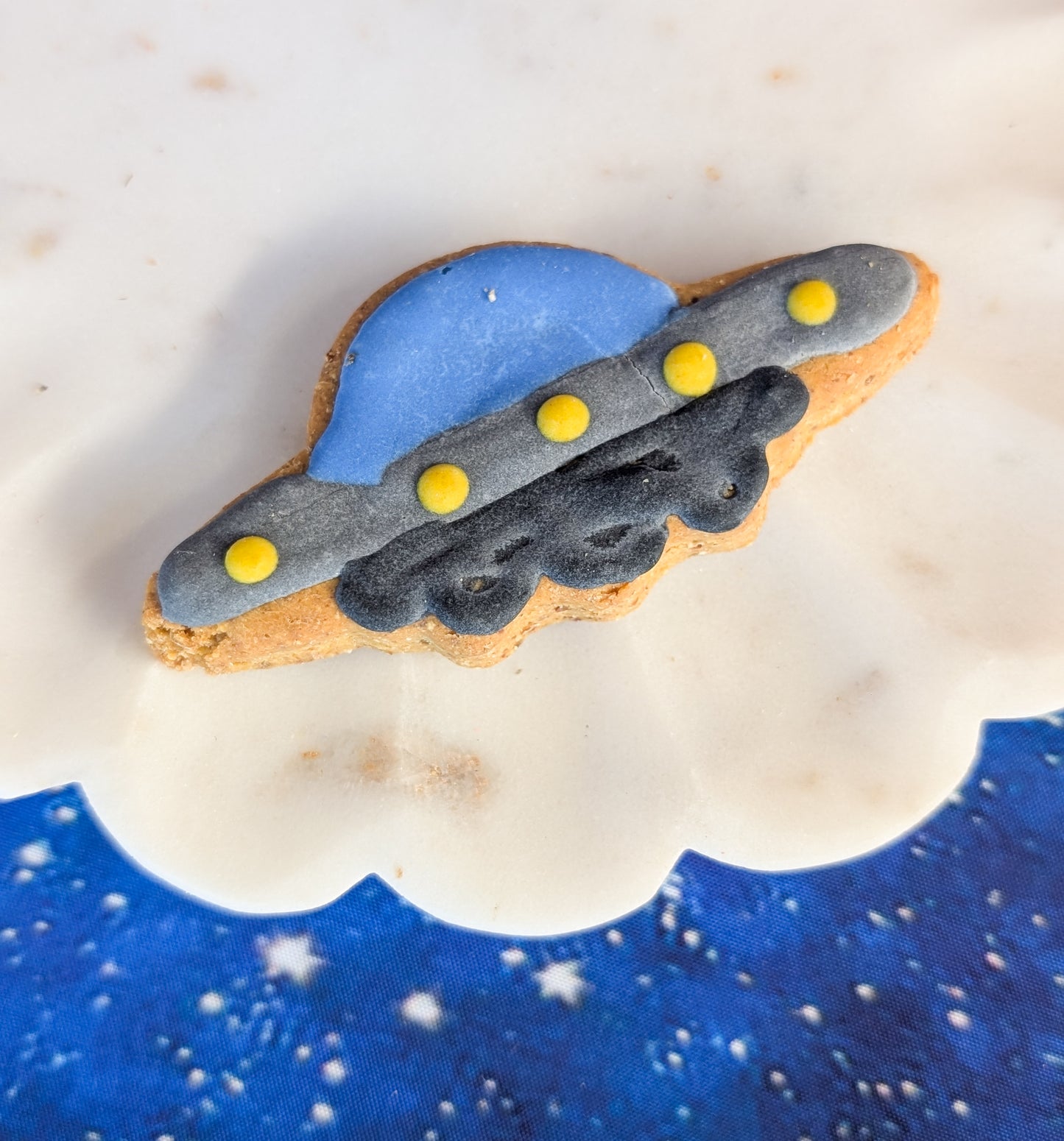 Space Day Celebration Iced Biscuits
