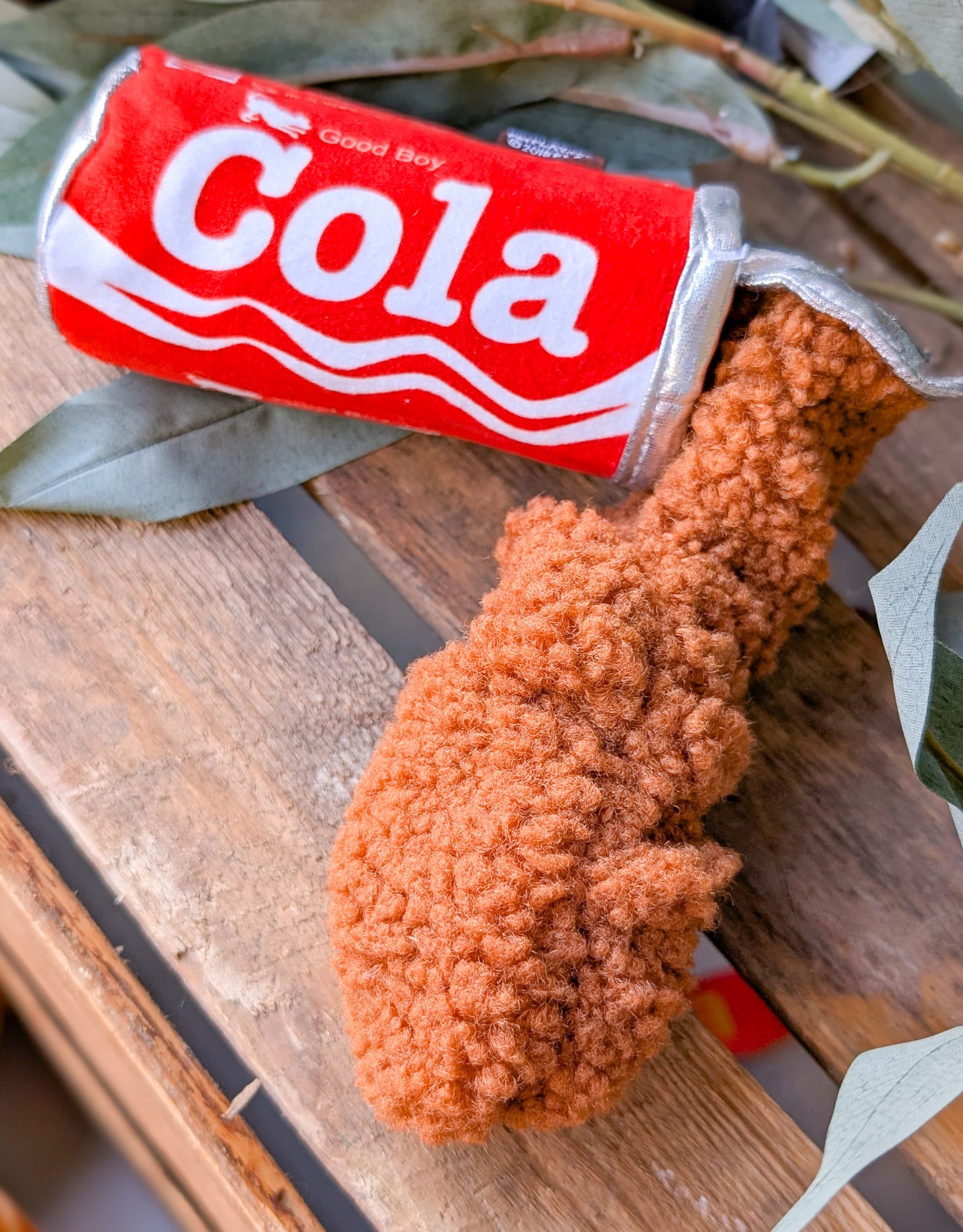 P.L.A.Y | Snack Attack Cola Can Enrichment Toy | 2 Sizes