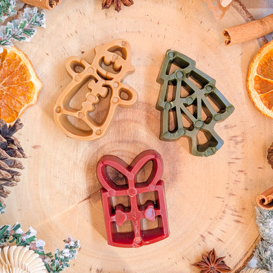 Festive Winter Shapes | Christmas Tree, Present & Snowman *Contain Chicken