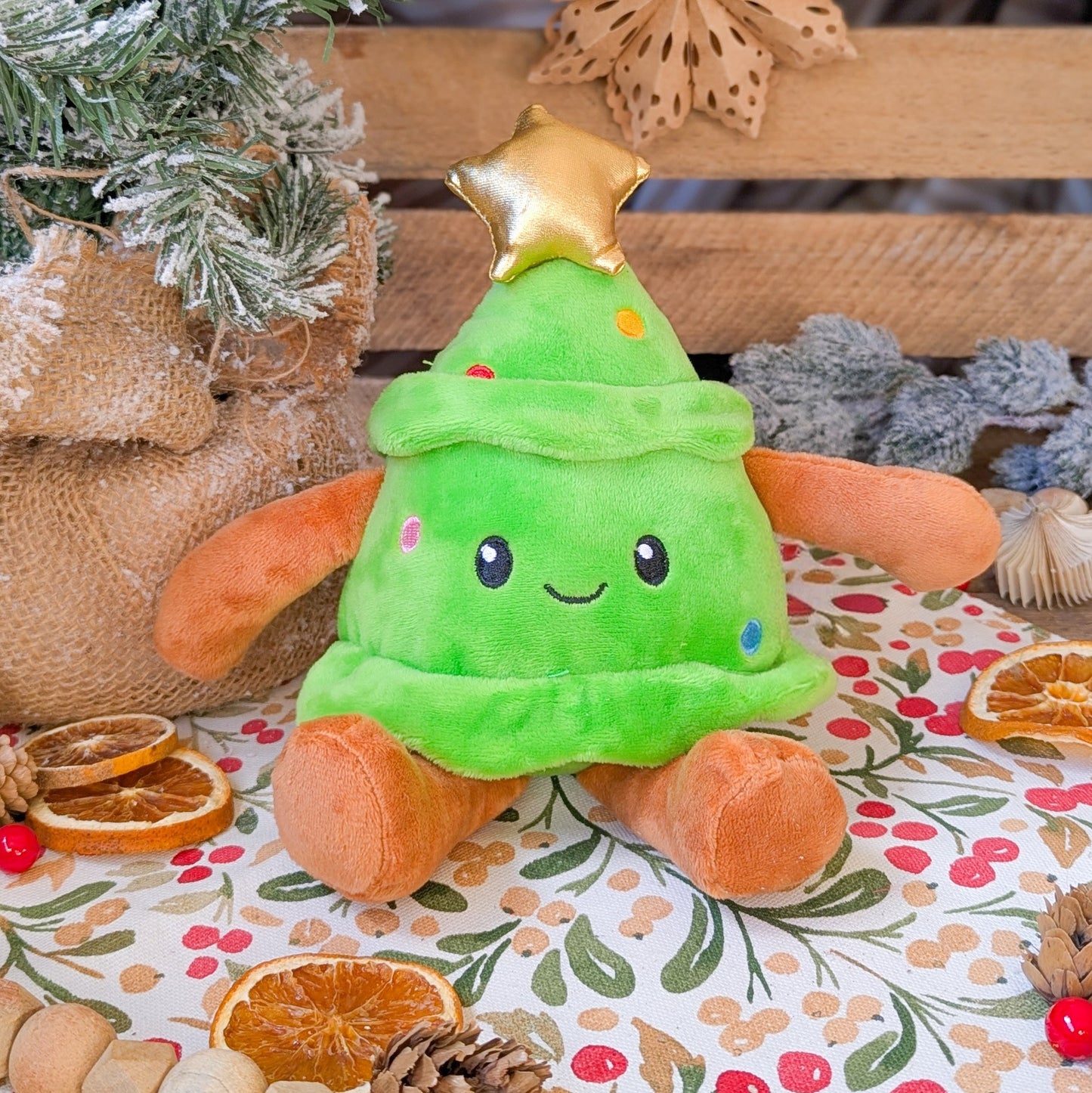 Kendall the Christmas Tree | Plush Dog Toy