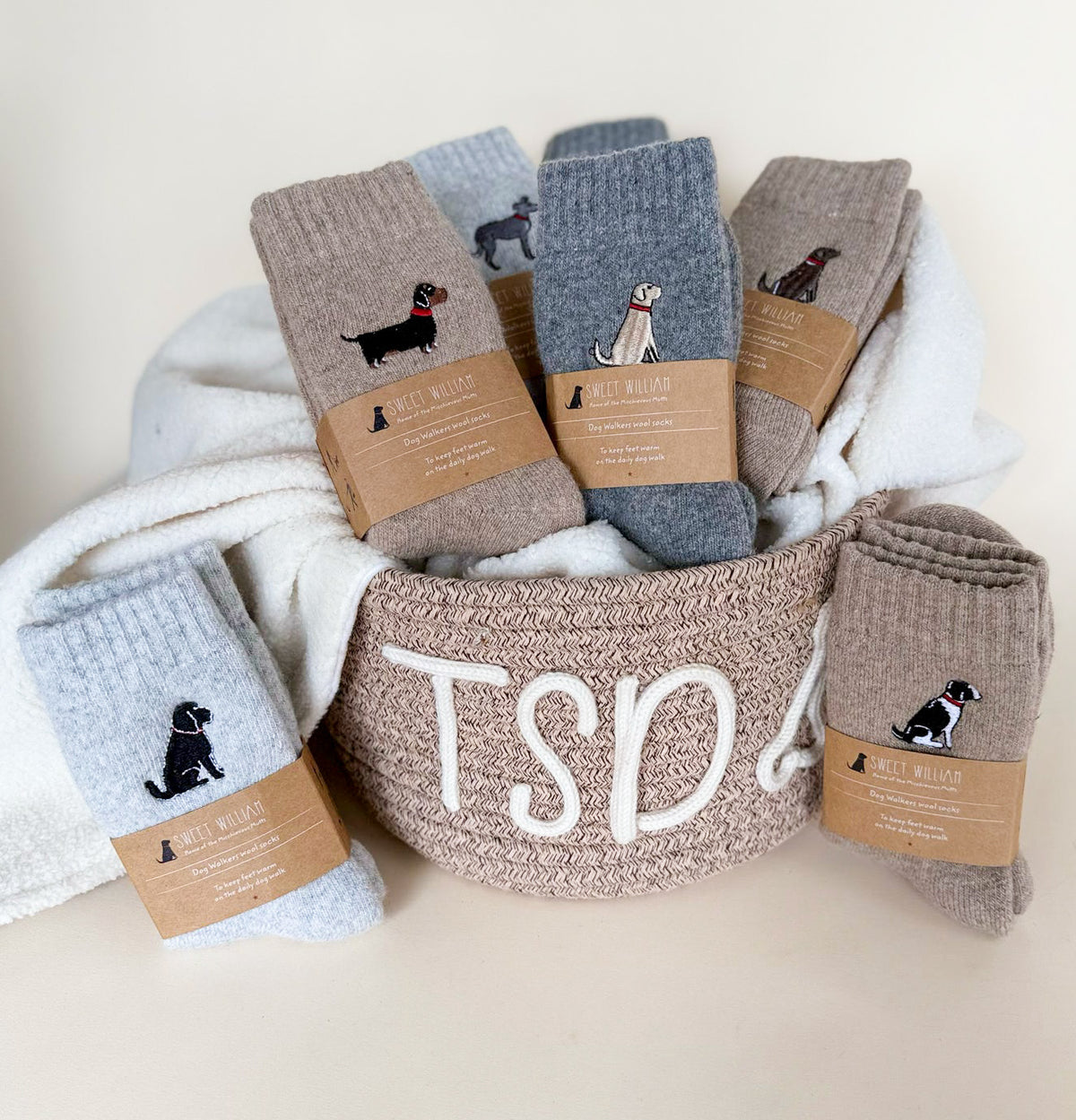 Sweet William Designs Dog Walking Socks