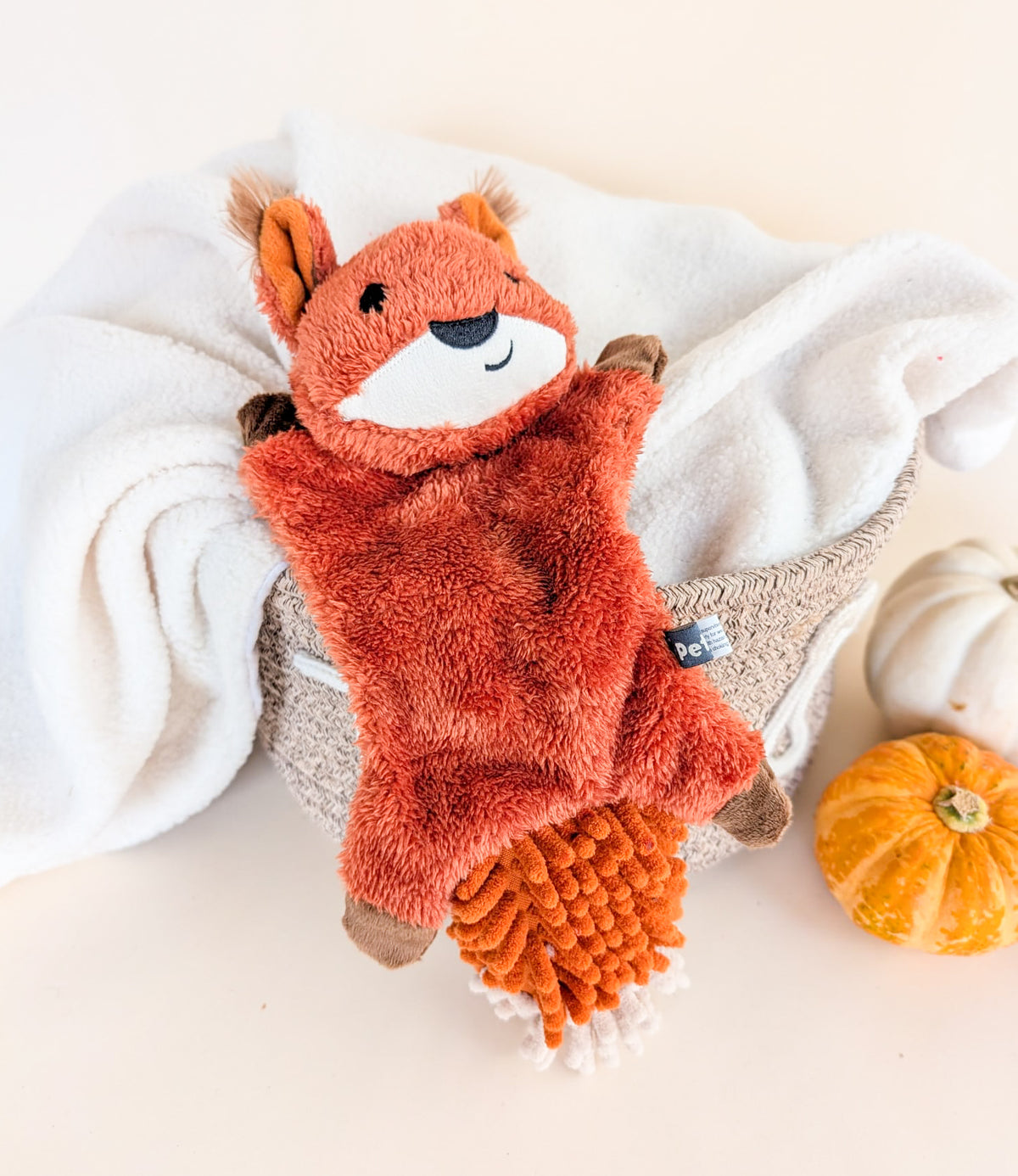 Petface "Saffia the Squirrel" Crinkle & Plush Toy