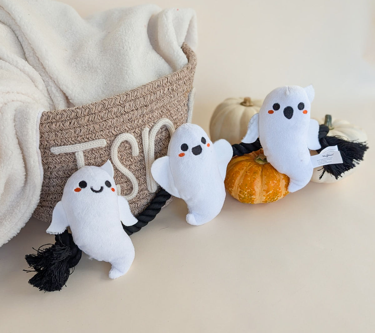Hugsmart Glow-In-The-Dark Howloween Night Ghost Rope Toy