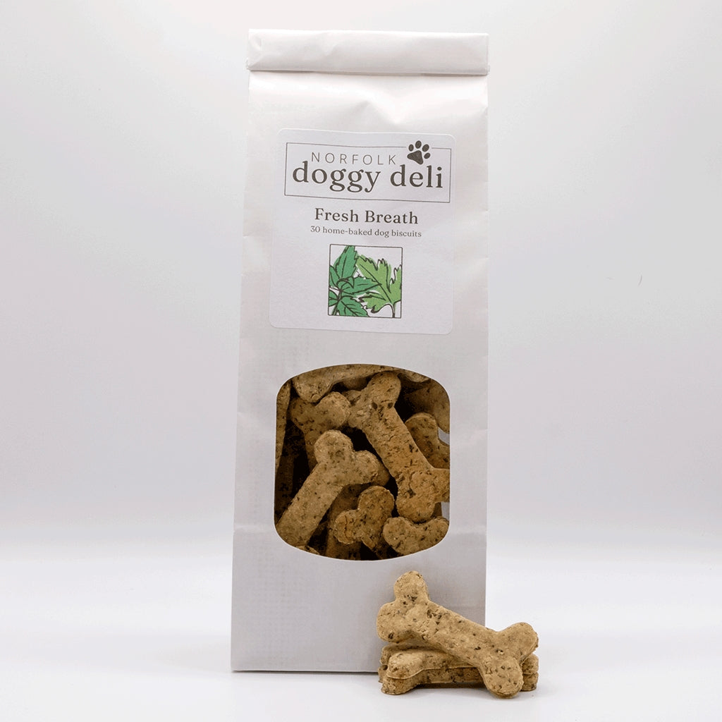 Norfolk Doggy Deli | Fresh Breath Dog Biscuits