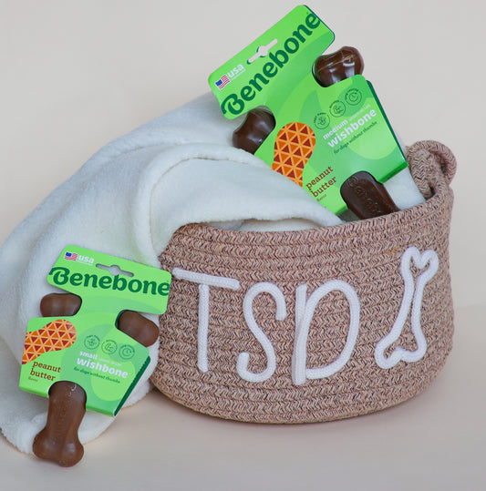 Benebone | Peanut Wishbone Chew Toy