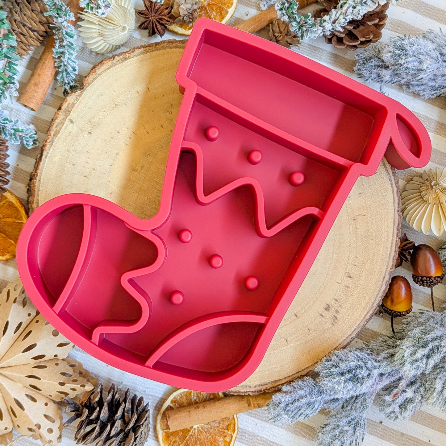 Stocking Snacker | Enrichment Slow Feeder &  Lick Mat