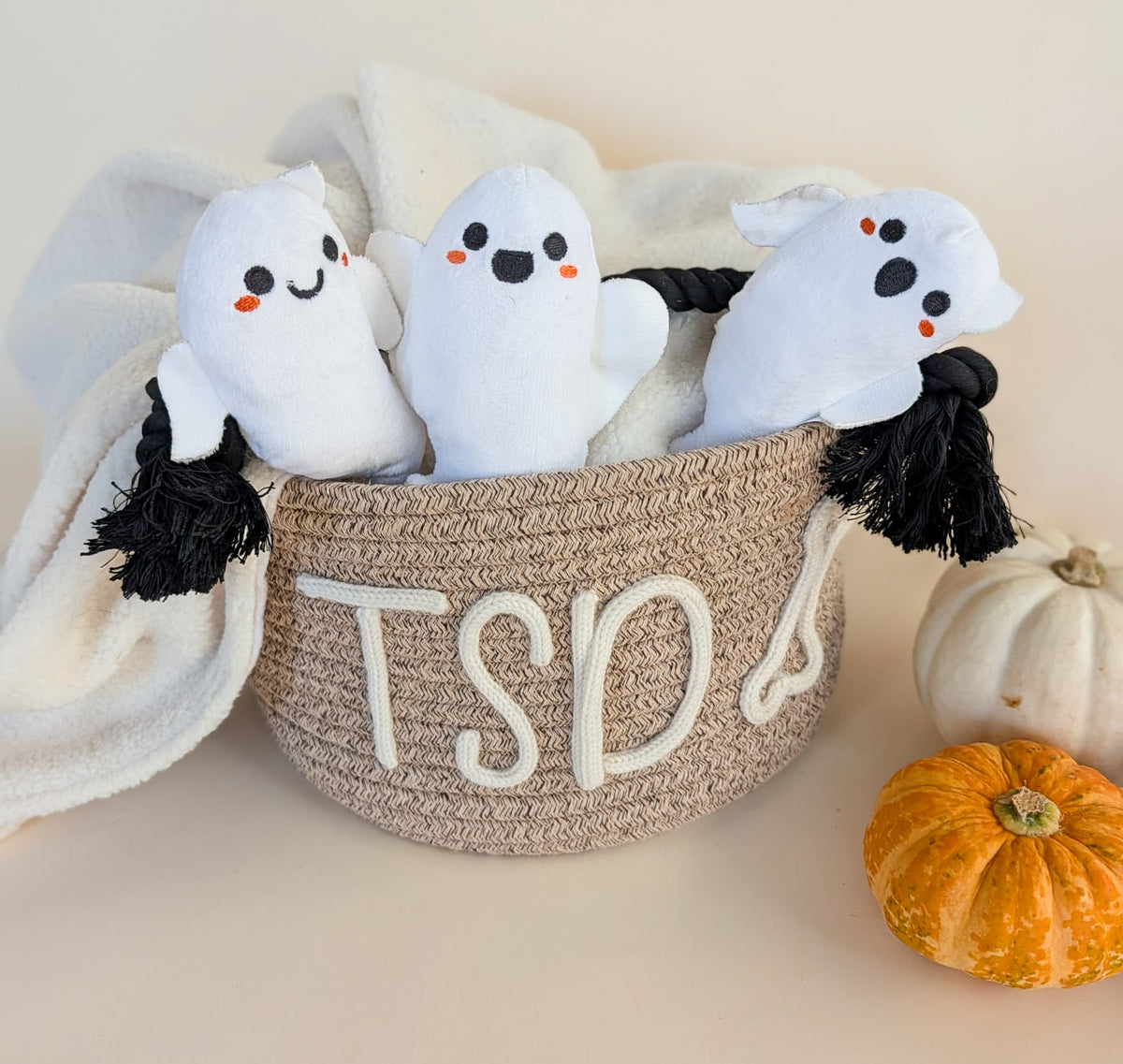 Hugsmart Glow-In-The-Dark Howloween Night Ghost Rope Toy