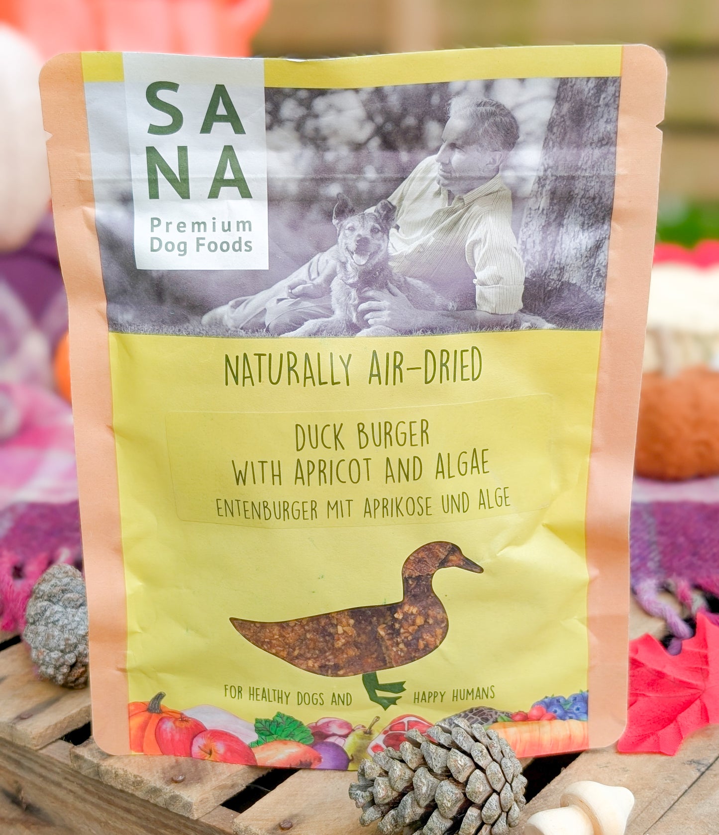 SANADOG | Duck Burgers with Apricot & Algae