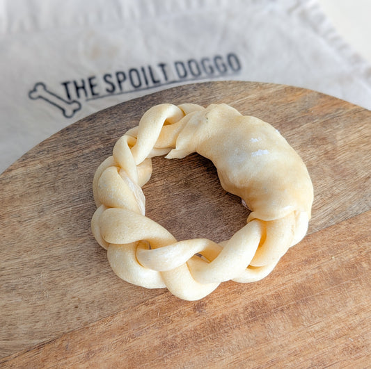Lamb Collagen Braided Ring