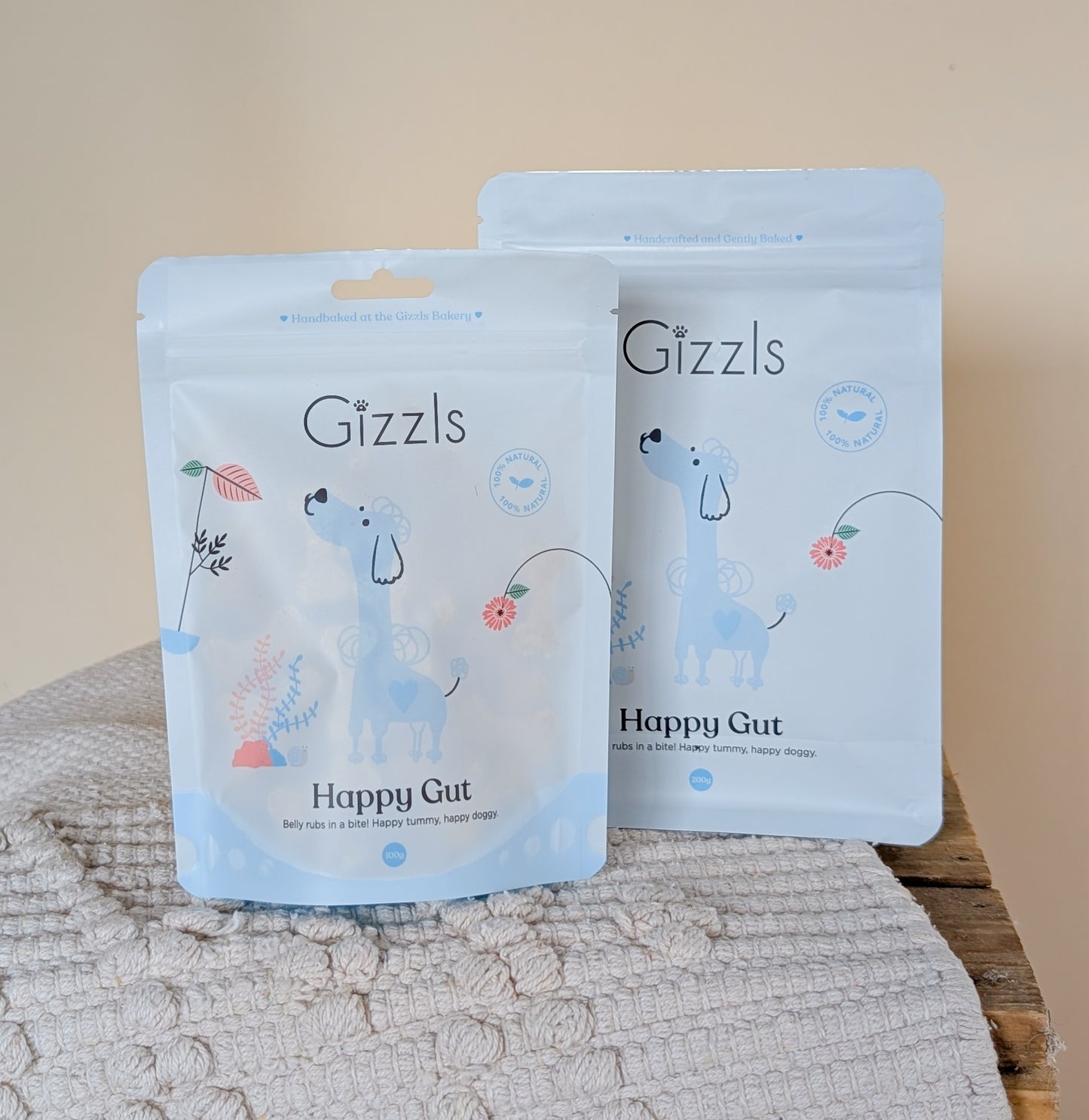 Gizzls Happy Gut Dog Treats