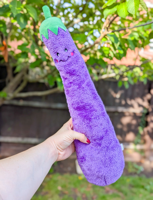 ZippyPaws Jigglerz® | Aubergine Plush Toy 🍆
