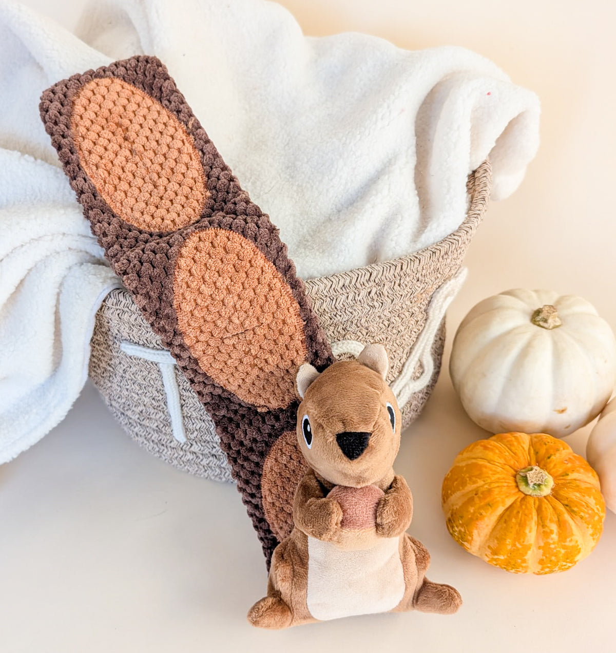 "Squirrel Away" Snuffle Toy