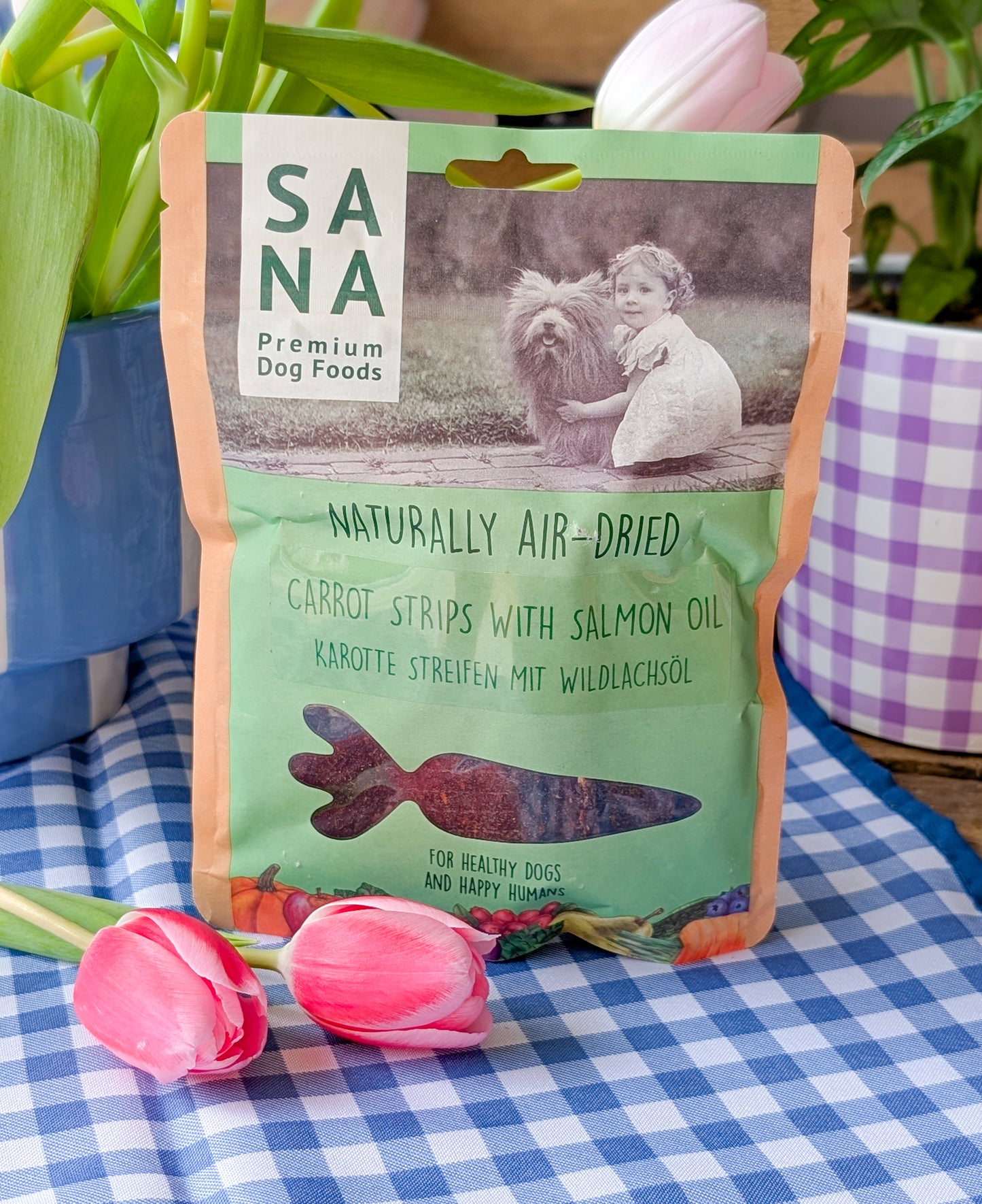 SANADOG | Air-Dried Carrot Strips With Salmon Oil