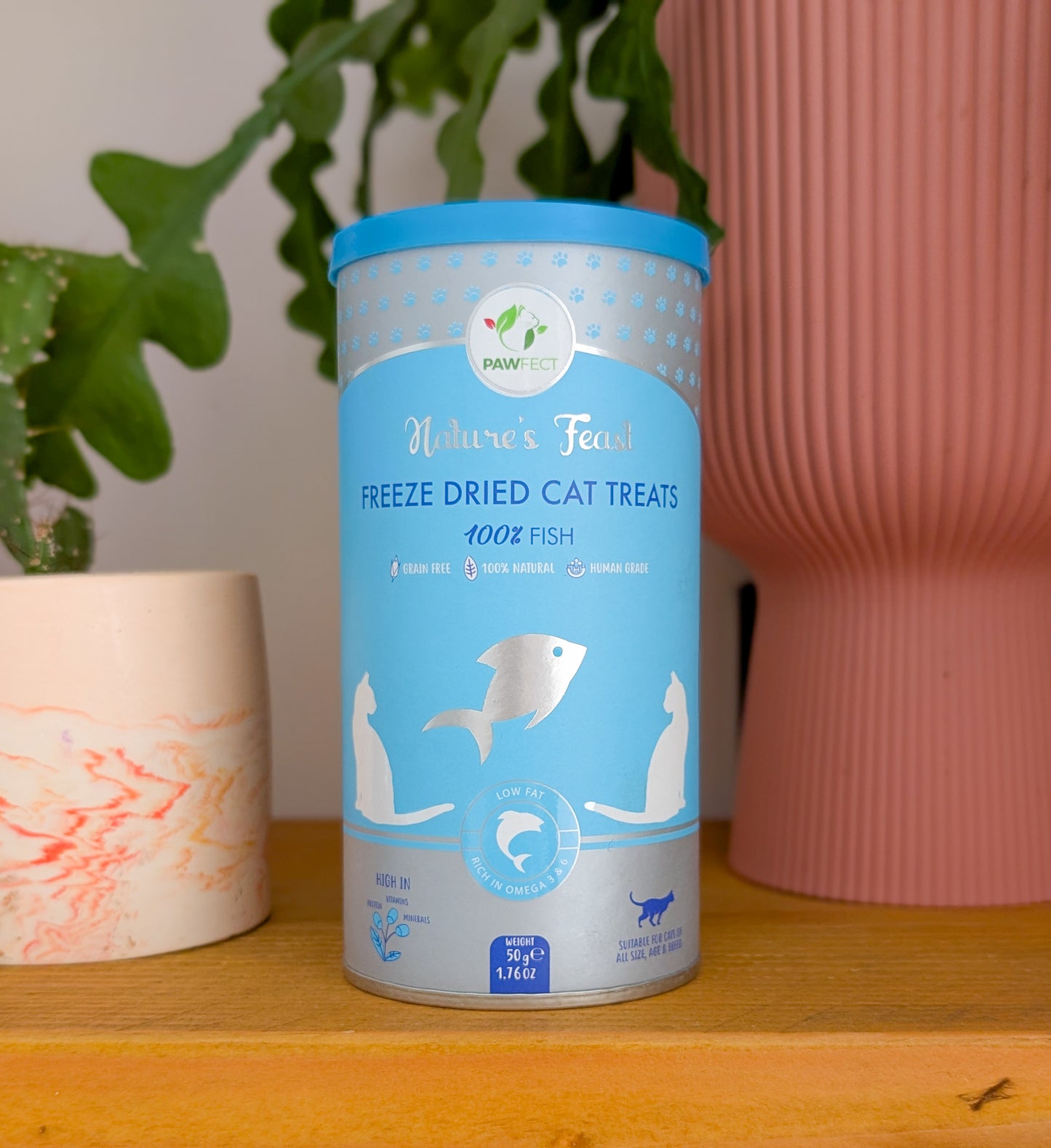 🐈 Pawfect Nature's Feast Freeze-Dried Cat Treats | 100% Fish 🐟