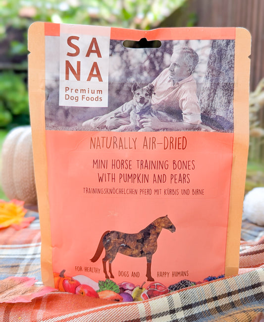 SANADOG | Mini Horse Training Bones with Pumpkin & Pears