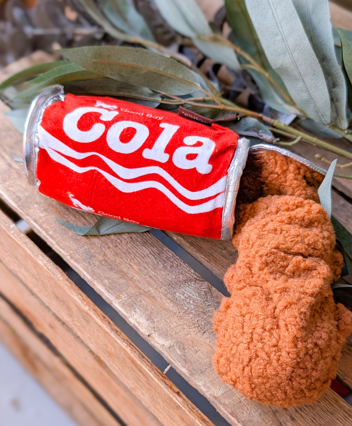 P.L.A.Y | Snack Attack Cola Can Enrichment Toy | 2 Sizes