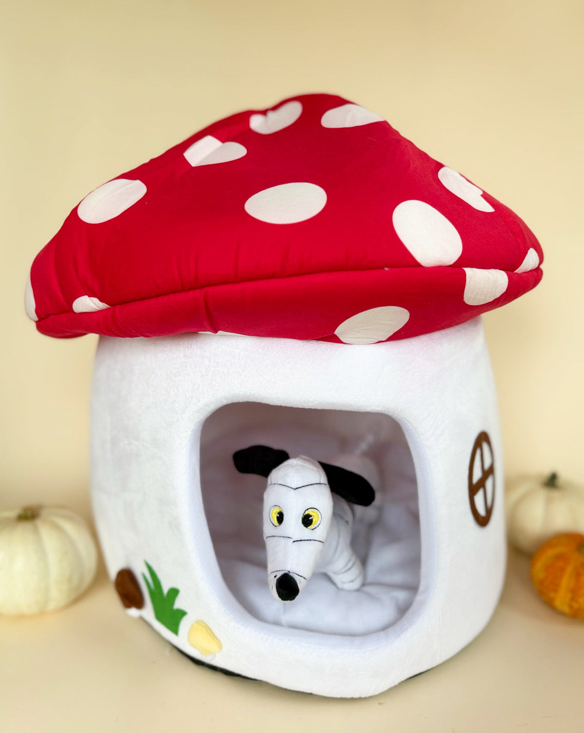 “Toadstool Cottage” Cosy Pet Hideaway *Dog Not Included
