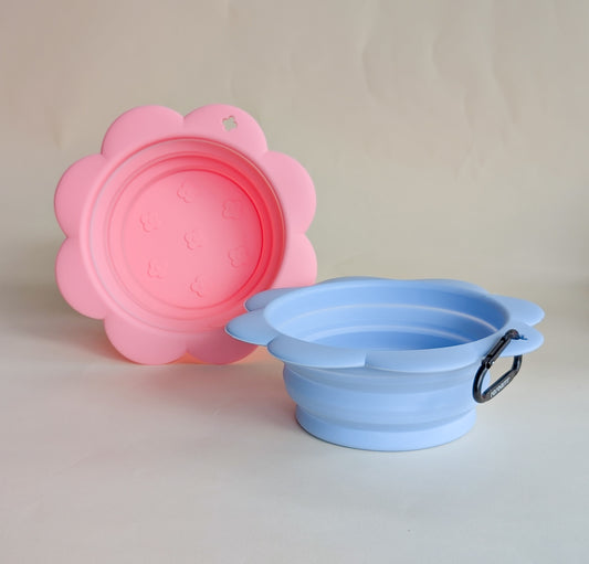 "Petal Pop" | Collapsible Water Bowl