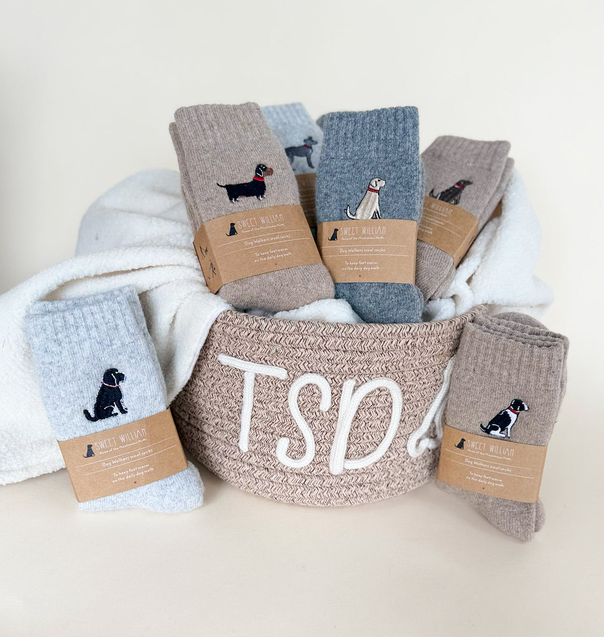 Sweet William Designs Dog Walking Socks