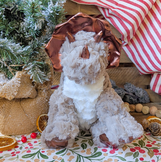 Dasher Dino | Christmas Dog Toy